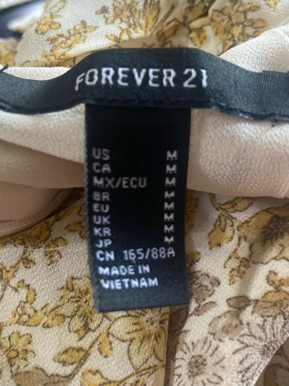 Forever 21 lightweight floral